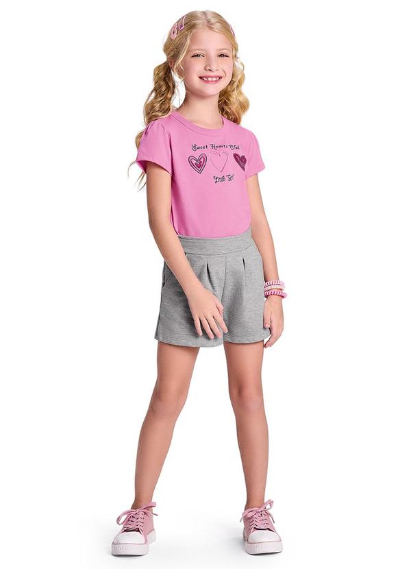 Alenice - Conjunto Sweet Hearts Club Meninas Rosa 1