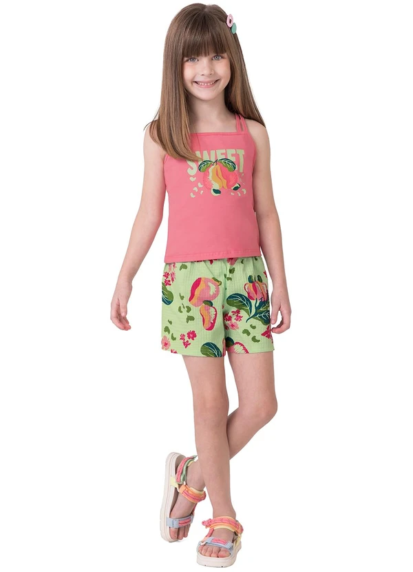 Malwee Kids - Conjunto Sweet Summer Rosê