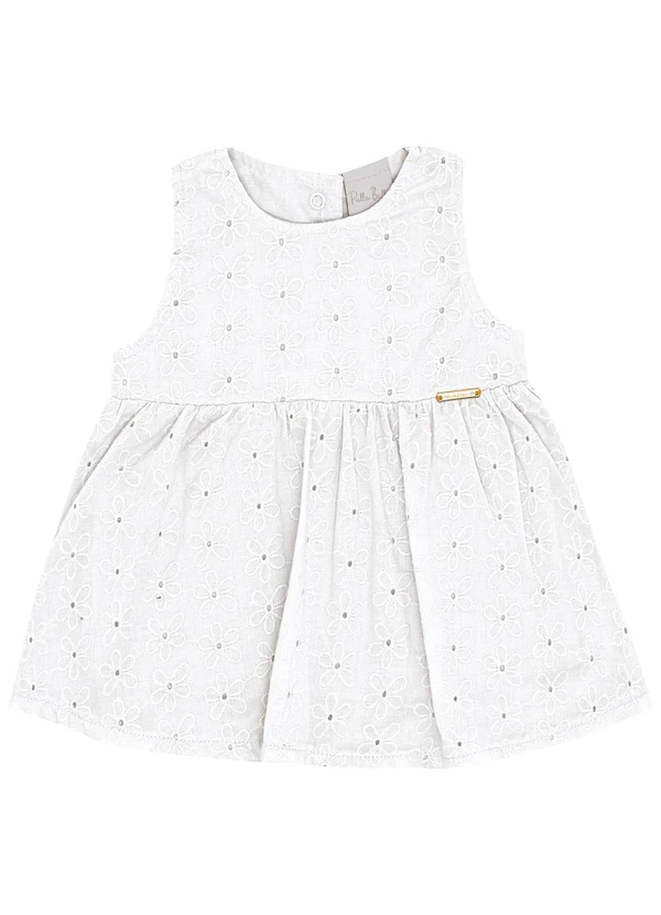 Pulla Bulla - Conjunto Tecido Laise Branco 2