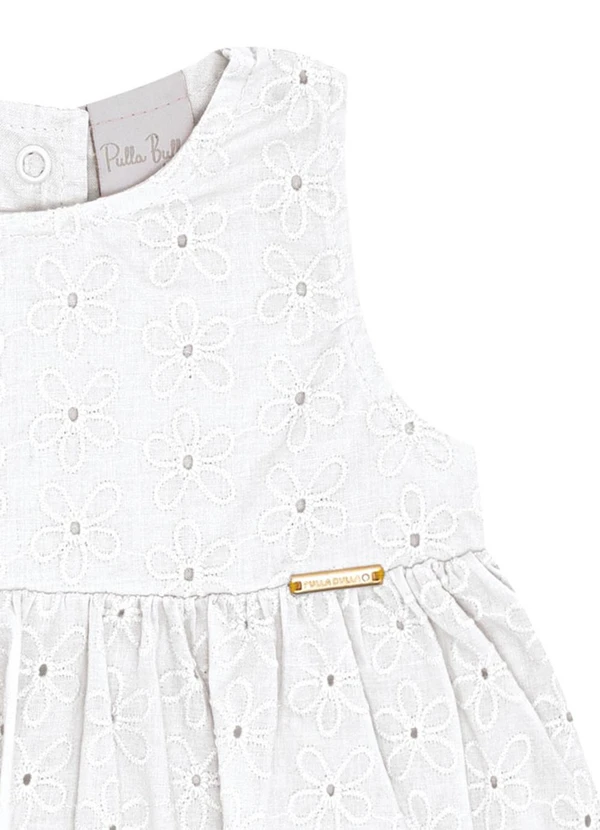 Pulla Bulla - Conjunto Tecido Laise Branco 4