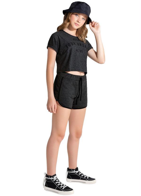 Amora - Conjunto Teen Feminino Mescla 3