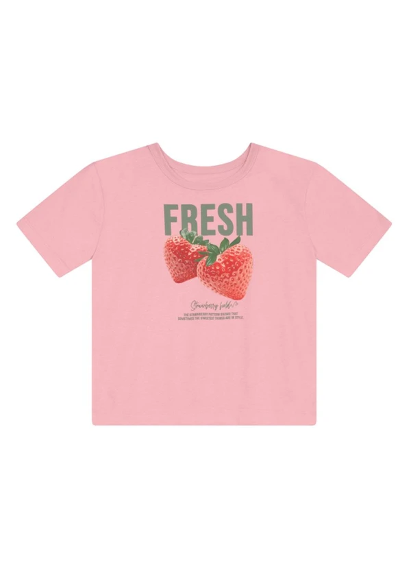 Brandili - Conjunto Teen Menina de Morango Rosa 2