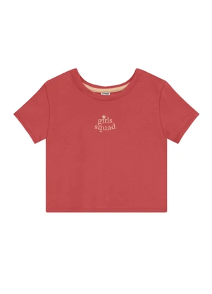 Brandili - Conjunto Teen Menina em Moletinho Rosa - BRANDILI