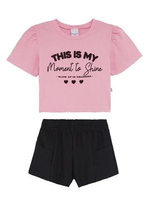 Malwee Kids - Conjunto This Is My Moment To Shine Rosa - MALWEE KIDS