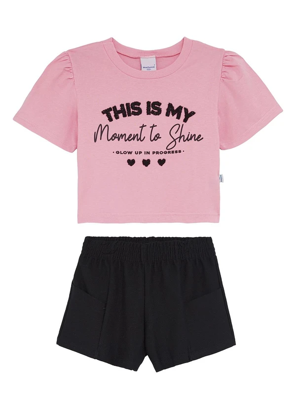 Malwee Kids - Conjunto This Is My Moment To Shine Rosa