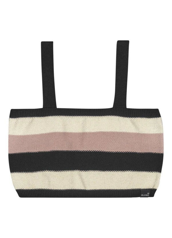 Gloss - Conjunto Top Cropped e Short Juvenil Preto 3