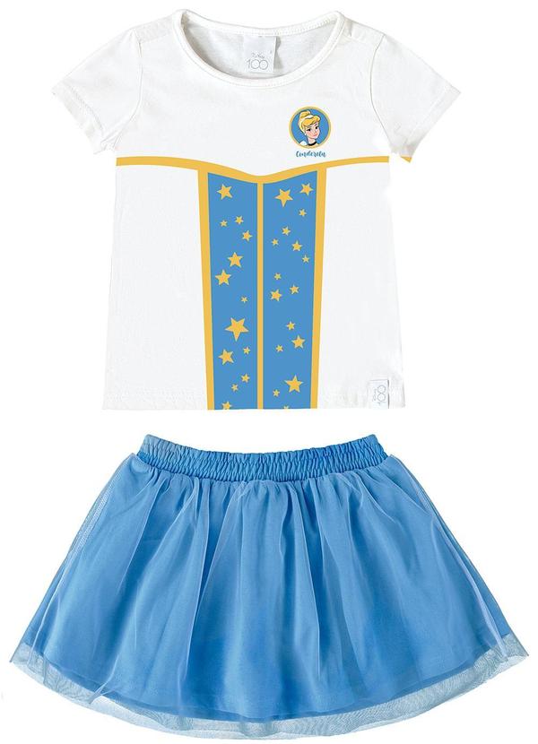 Malwee Kids - Conjunto Tule Menina Branco
