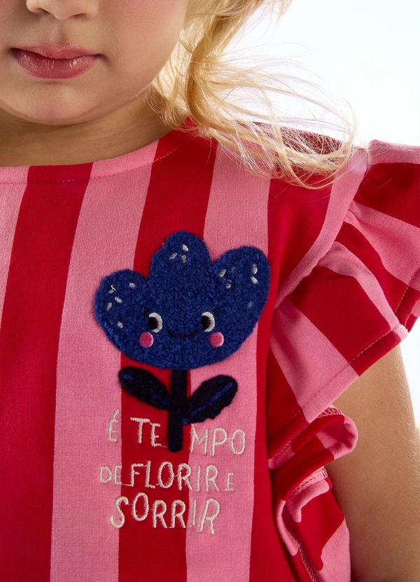 Três e Já - Conjunto Tulipa Bata Short Rosa 3