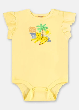 Up Baby - Conjunto Verão Body Short Amarelo - UP BABY