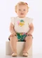 Up Baby - Conjunto Verão Body Short Branco - variação: Branco