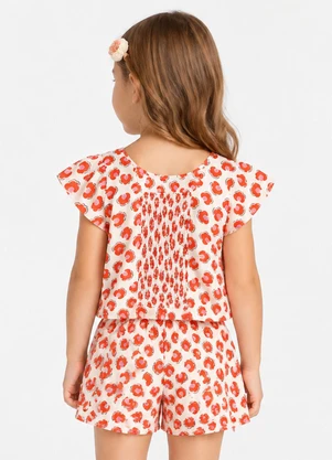 Trick Nick - Conjunto Verão Infantil Feminino Branco - TRICK NICK
