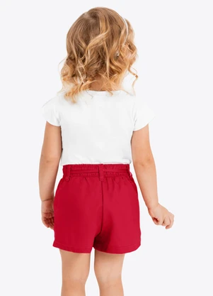 Rovi Kids - Conjunto Verão Menina com Strass Branco - ROVI KIDS