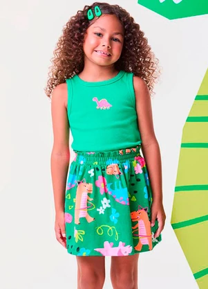 Bimbi - Conjunto Verde de Dinossauros Fun Verde - BIMBI
