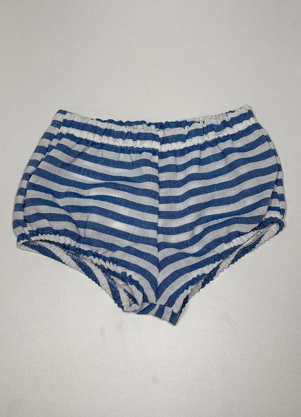 Pokótinha - Conjunto Vestido e Shorts em Tecido Touch Azul 3