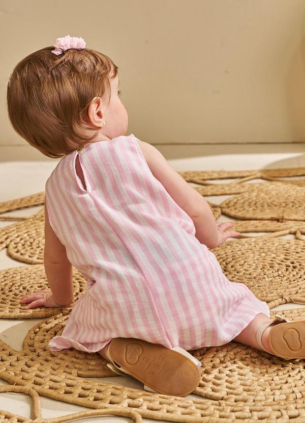 Pokótinha - Conjunto Vestido e Shorts em Tecido Touch Rosa 2