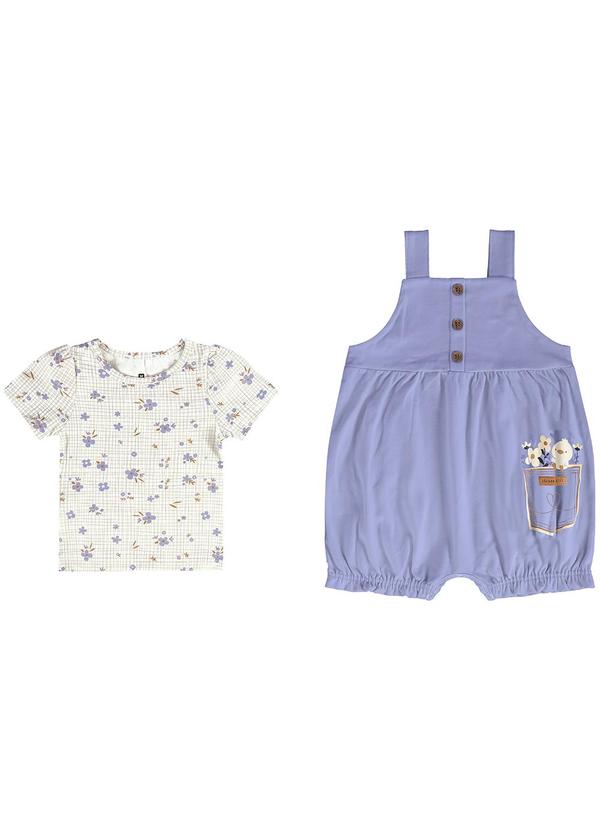 Malwee Kids - Conjunto Violeta Patinho Floral Menina 2