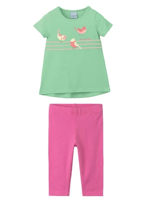 Malwee Kids - Conjunto Voando Alto Verde Água - MALWEE KIDS