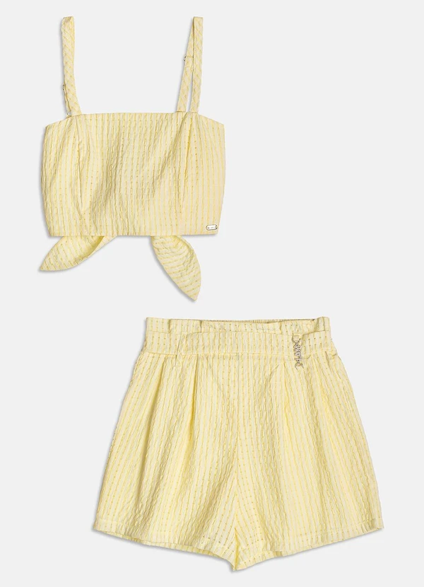 I Am - Conjunto Xadrez Manteiga Amarelo 5