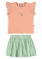 Malwee Kids - Conjunto You Deserve Joy Laranja Claro - variação: Laranja Claro