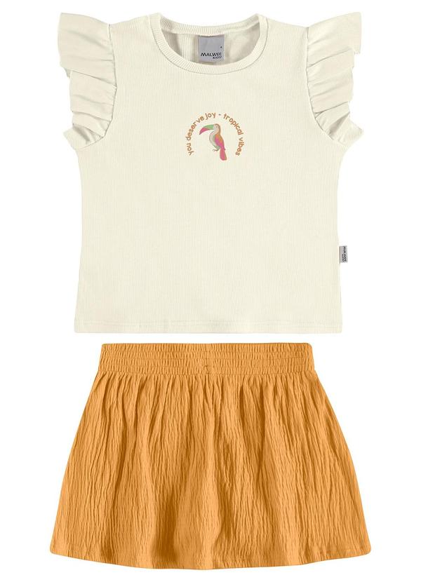 Malwee Kids - Conjunto You Deserve Joy Off White 2