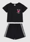 Malwee Kids - Conjunto You Look So Lovely Rosa - variação: Preto