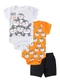 Select - Kit Body Infantil Curto 3 Peças Rosa - variação: Laranja