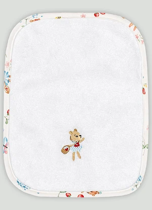 Up Baby - Kit de 2 Toalhas de Boca Atoalhado Branco - UP BABY