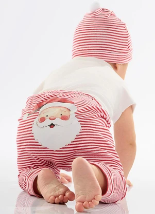 Up Baby - Kit Natalino Unissex para Bebê Branco - UP BABY