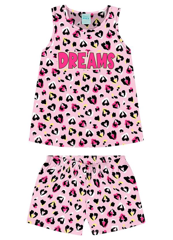 Kyly - Pijama Infantil Menina Oncinha Rosa