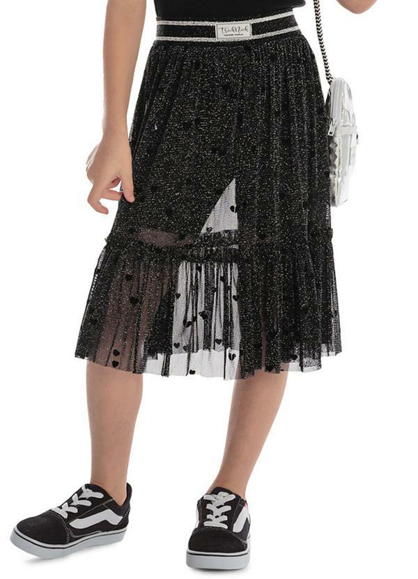 Trick Nick - Saia Infantil Tule Feminina Preto