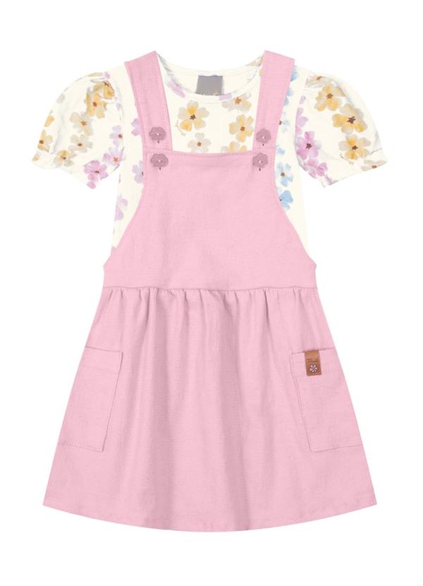 Mundi - Salopete Sarja Linho Comfort Menina Natural