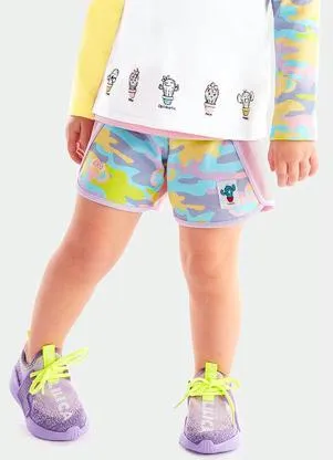 Lilica Ripilica - Short Bebê Menina com Repelência a Insetos Rosa - LILICA RIPILICA