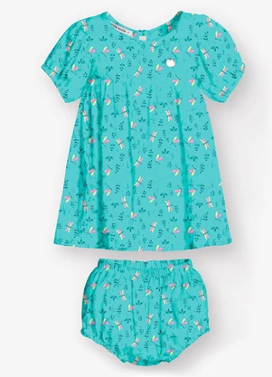 Trick Nick - Vestido com Calcinha Feminino Azul - TRICK NICK