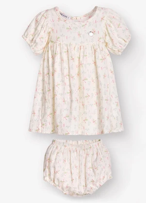 Trick Nick - Vestido com Calcinha Feminino Bege - TRICK NICK