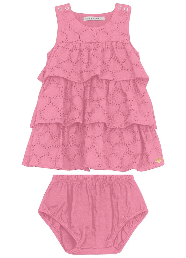 Trick Nick - Vestido com Calcinha Rosa