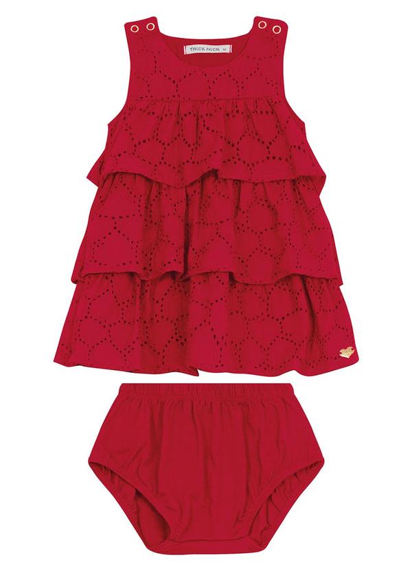 Trick Nick - Vestido com Calcinha Vermelho 1