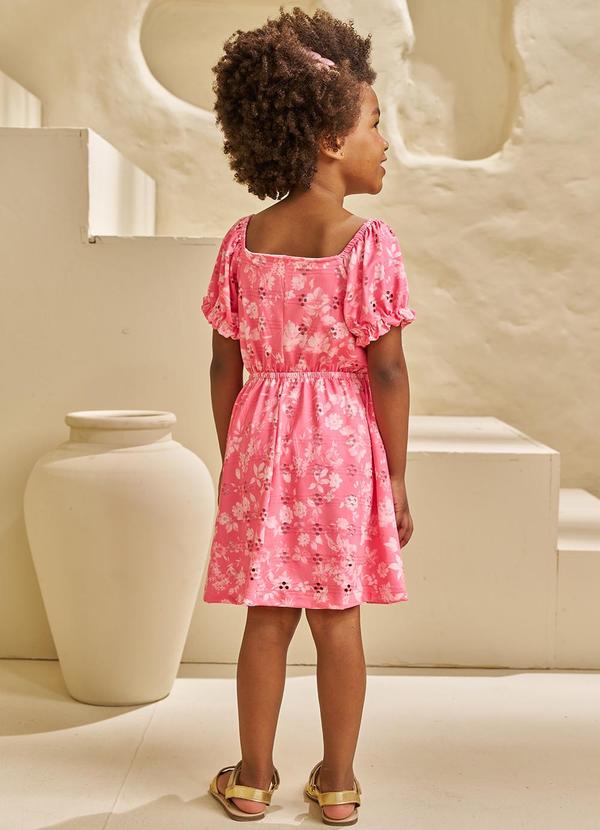 Pokótinha - Vestido em Laise Bálsamo Rosa 2