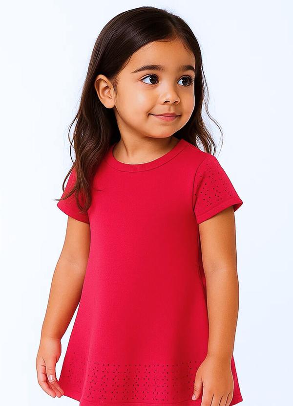 Doce Tom - Vestido em Tricot com Detalhe Vazado Pink  2