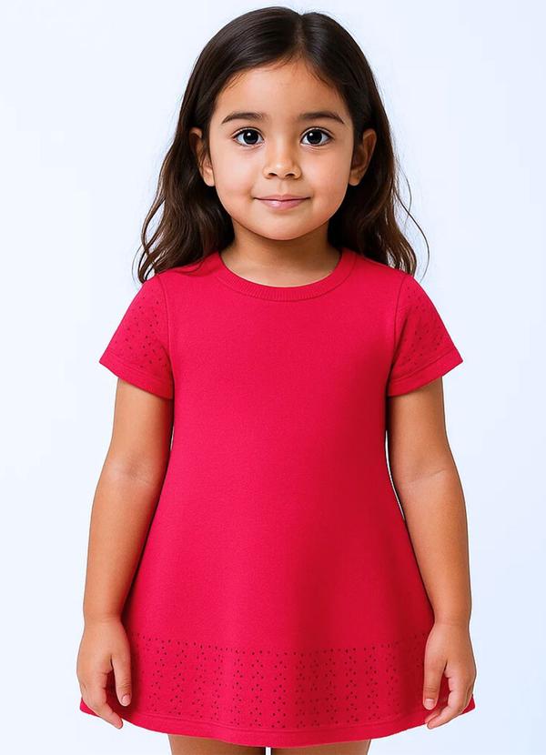 Doce Tom - Vestido em Tricot com Detalhe Vazado Pink  3