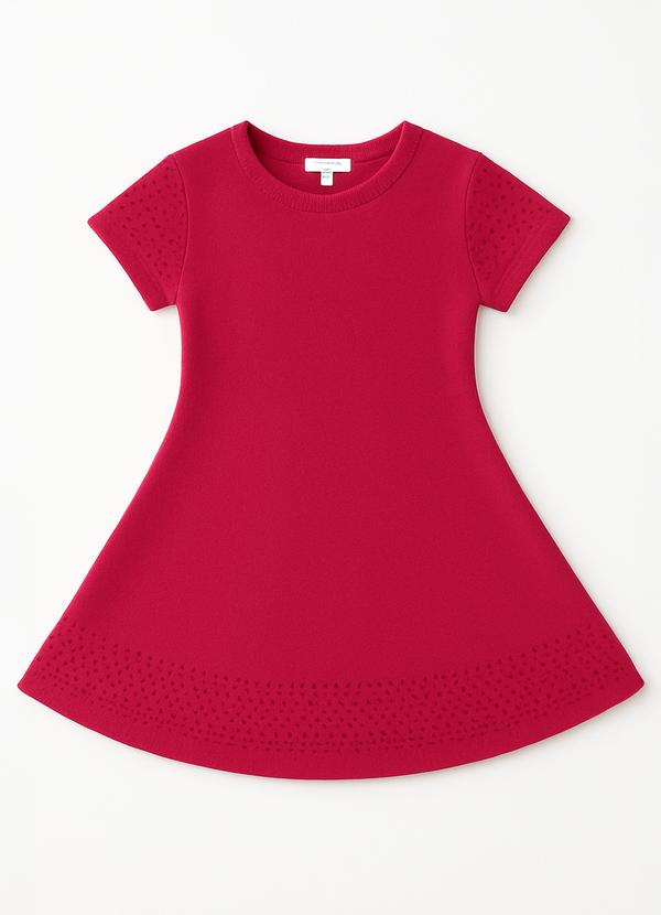 Doce Tom - Vestido em Tricot com Detalhe Vazado Pink  6