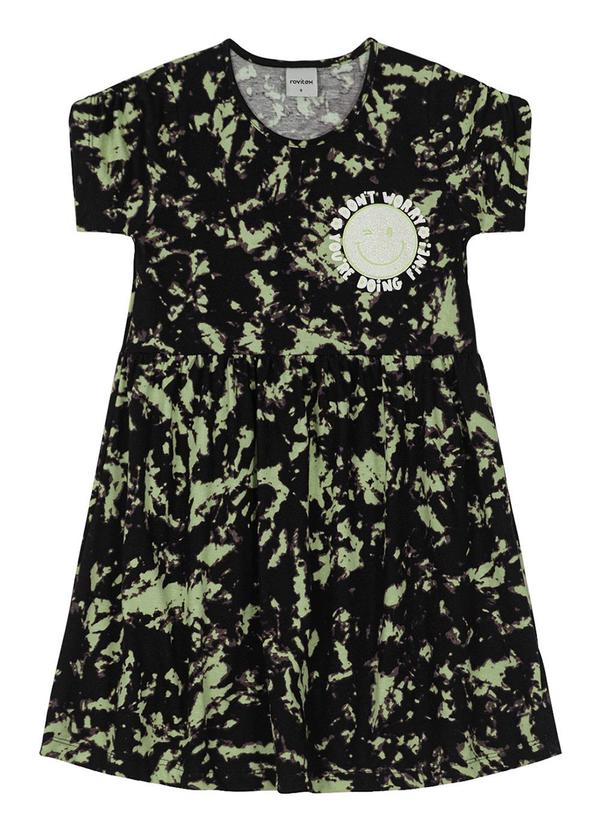 Rovi Kids - Vestido Infantil Feminino Preto