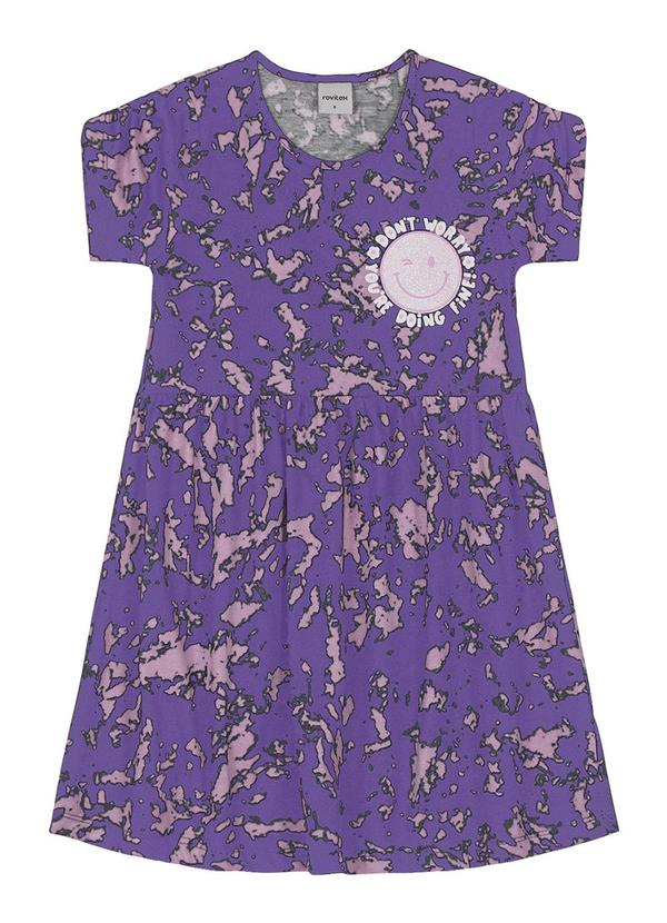 Rovi Kids - Vestido Infantil Feminino Roxo