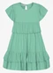 Trick Nick - Vestido Infantil Feminino Viscose Azul - variação: Verde