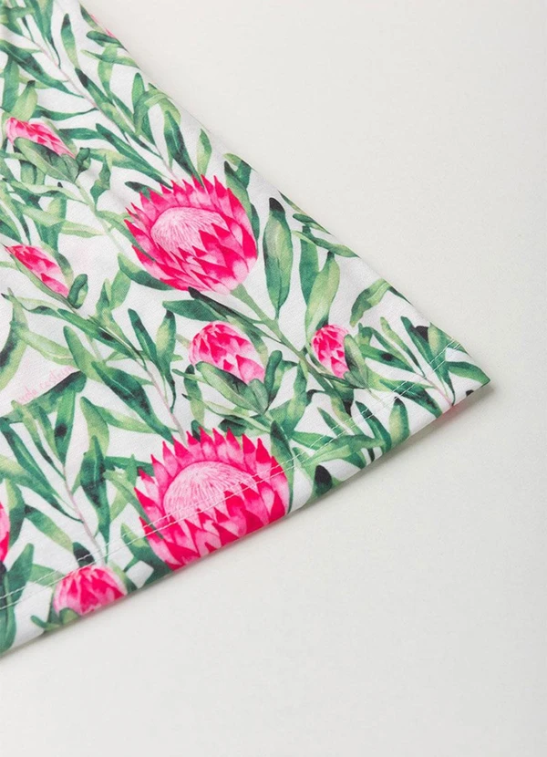 Vida Costeira - Vestido Infantil Menina Babado Poliplex Branco 4