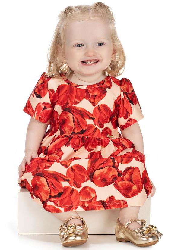 Amada - Vestido Natal Sarjada Essencial Vermelho