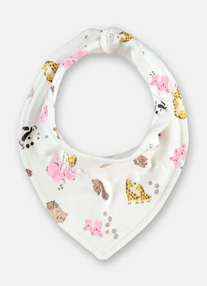 Up Baby - Babador Bandana Suedine Estampado - UP BABY
