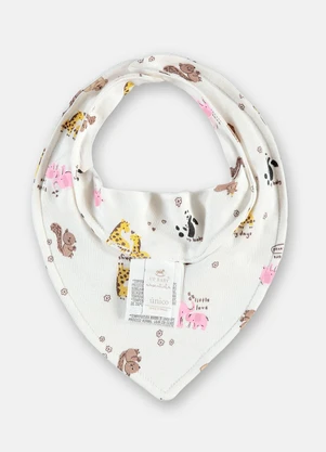 Up Baby - Babador Bandana Suedine Estampado - UP BABY