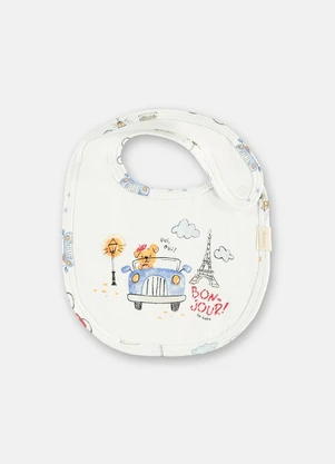 Up Baby - Babador Bebê Suedine Premium Estampado - UP BABY
