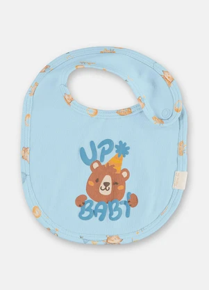 Up Baby - Babador Bebê Suedine Premium Estampado - UP BABY