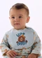 Up Baby - Babador Bebê Suedine Premium Estampado - variação:  